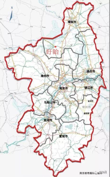 盱眙县高清电子地图