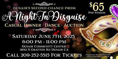 Denairs Second Chance Prom / A Night in Disguise, DENAIR COMMUNITY ...
