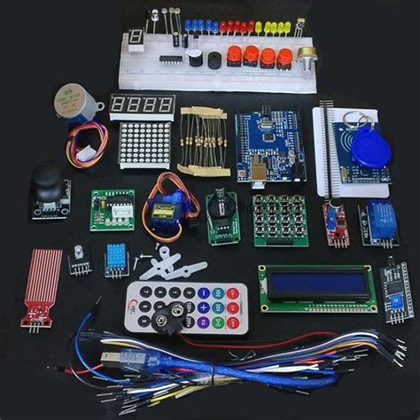 UNO R3 Development Board Starter Kit Upgrade Motor Learning Kit– UNIQKART