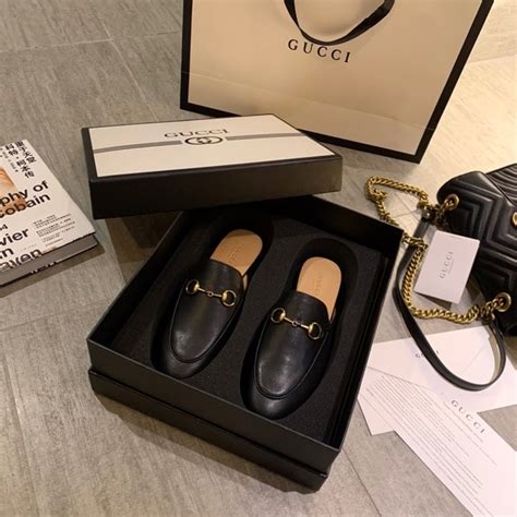 Gucci Princetown MulesSpring/Summer Collection Black Women Shoes ...