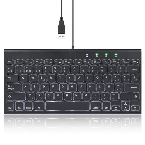 Amazon.in: Buy Perixx PERIBOARD-429 ES Wired Mini Backlit Keyboard ...