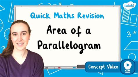 👉 Area of a Parallelogram | KS2 Maths Concept Video