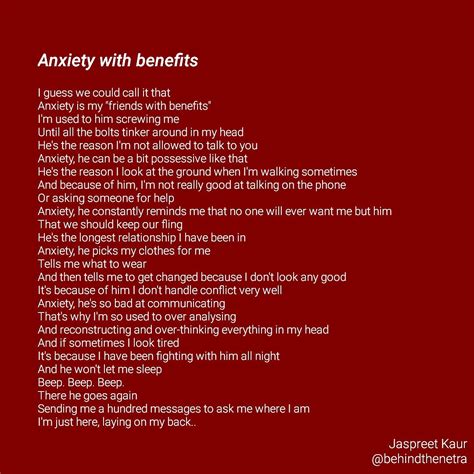 Poems About Anxiety