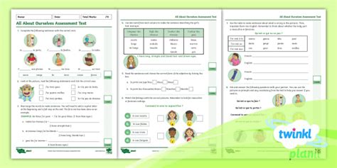 👉 French: All About Ourselves: Year 5 Assessment Test