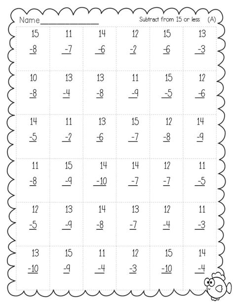 Image result for First Grade Fun Math Worksheets Addition Fluency