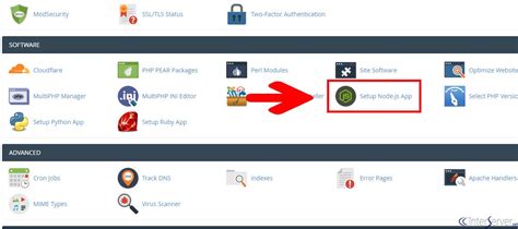 cPanel Node.js 的图像结果