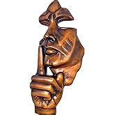 Buy Two Moustaches The Thinking Man Brass Wall Hanging Showpiece, Brass ...