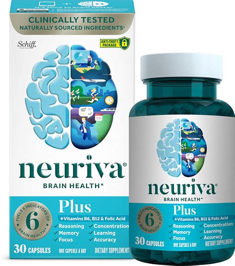 Buy NEURIVA Plus Brain Supplement for Memory, Focus & Concentration ...