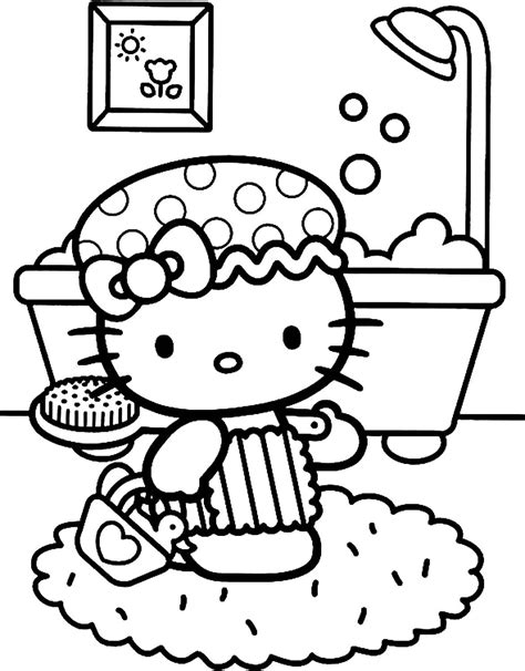 Dibujos de Hello Kitty para colorear. Imprime gratis 100 imágenes ...