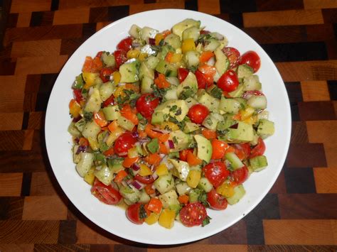 Keto Middle Eastern Israeli Salad - Diabetic Chef's Recipes