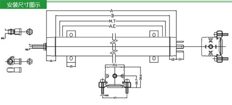 SSTC系列通用拉杆式直线位移传感器电子尺（量程75-1000mm)--深圳申思测控