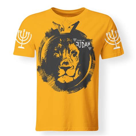 Buy Lion of Judah T-shirt: Hebrew Israelite 12 Tribes Garment Online in ...