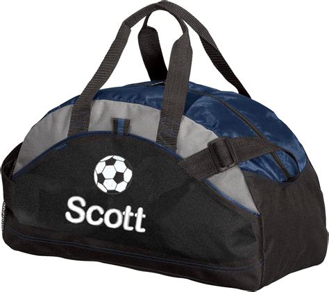 Amazon.com | Personalized Soccer Duffel Bag, Men and Women, Sport Bag ...