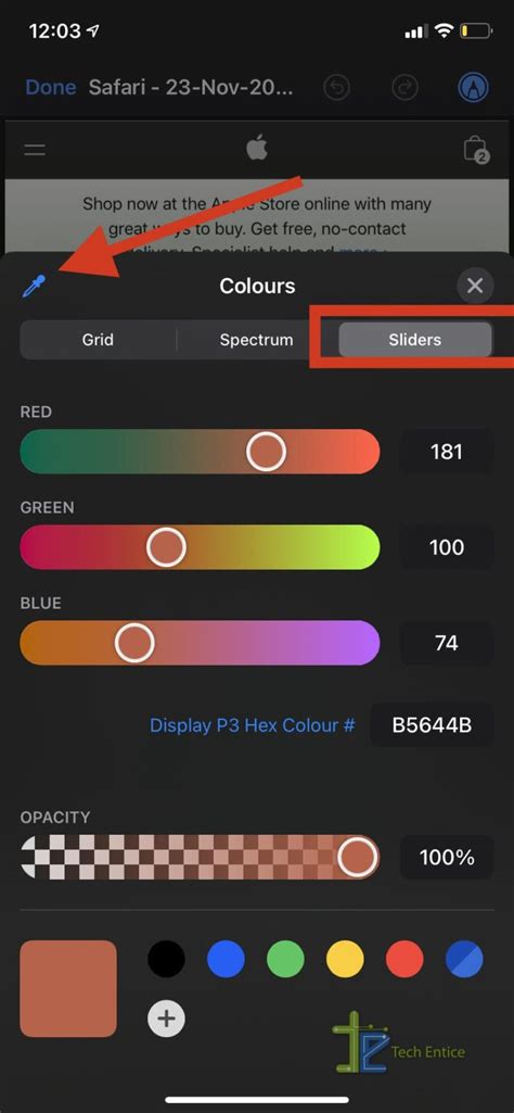 Image result for iOS Color Palette Mark Up