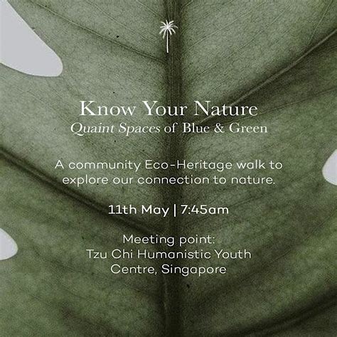 Know your nature : Sui Community Walk, Tzu Chi Humanistic Youth Centre ...