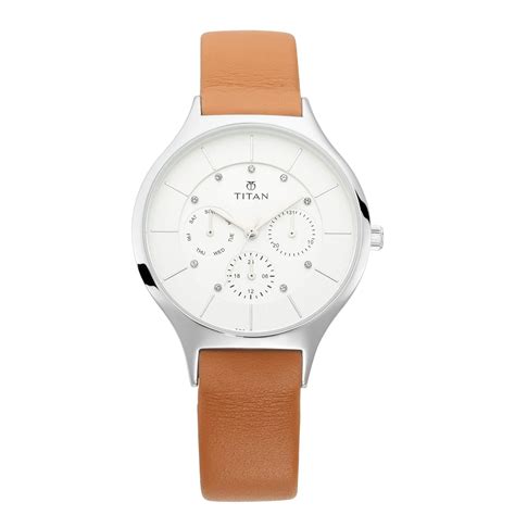 Titan Ladies Workwear Slimline Analog White Dial Women's Watch ...