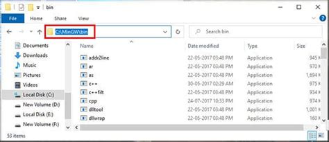Set MinGW in vs Code 的图像结果