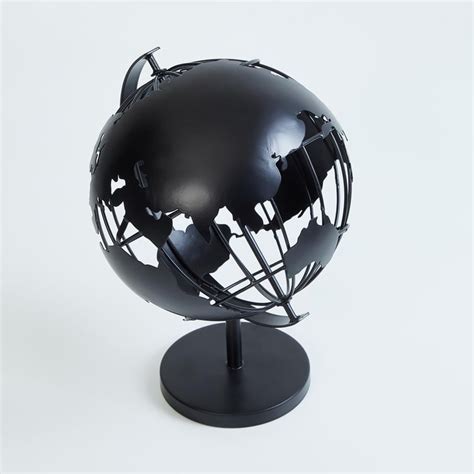 Buy Splendid Metal Globe Table Accent from Home Centre at just INR 1899.0