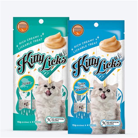 Buy Rena's Recipe Fin-tastic Lickables Treat Pack For Cat – Heads Up ...