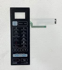 WHITEFLIP CE1041DFB Microwave Oven Membrane Keypad Touchpad (Black ...