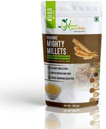 Organo India Kodo Millet Natural Grains 200g Kodo Millet Price in India ...