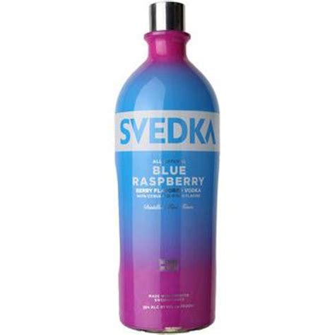 Svedka Blue Raspberry Vodka 1.75L - Haskells