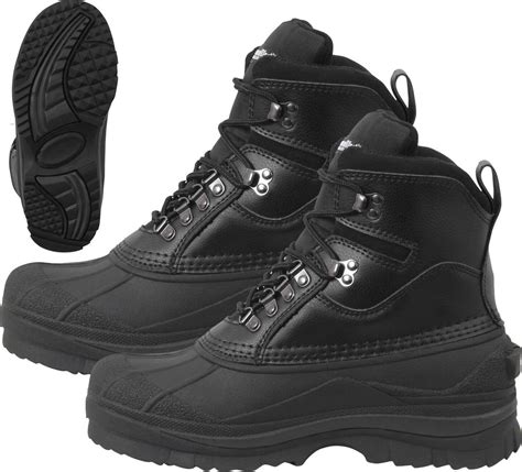 Black Thermoblock Extreme Cold Weather Snow Boots Hiking Trek ...
