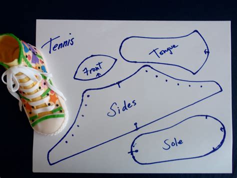 Tennis Shoe Template Printable