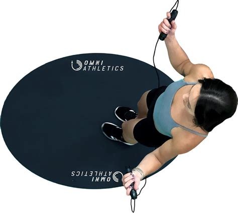 LaunchFitness Launch Fitness Non-Slip Jump Rope Mat - Thick and India ...