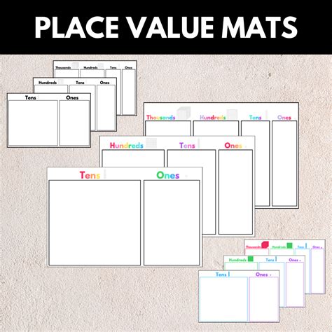 Place Value Mats – Teaching From The Heart