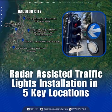 Radar-Assisted Traffic Lights Installed in Key Locations | Bacolod City ...