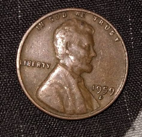 1 Cent 1959 D, Cent, Lincoln Memorial (1959-2008) - United States of ...