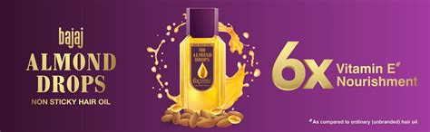 Buy bajaj almond drops hair oil- 300 ml {pack of 2} Online at Low ...