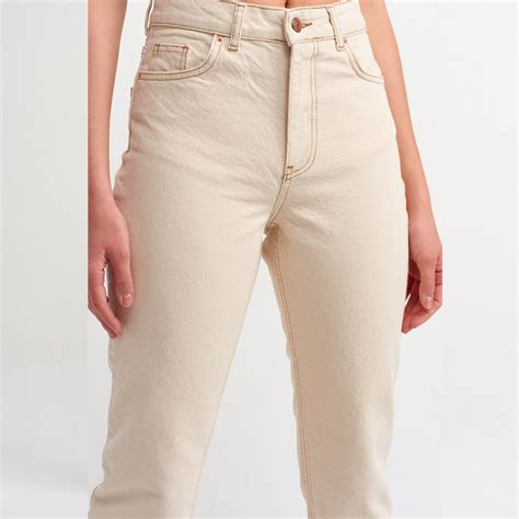 Cream Colored Jeans H&M at Allyson Byerly blog