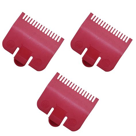 Amazon.com: (3 Pack) (1/16") Professional Hair Clipper Guards No.1/2 ...