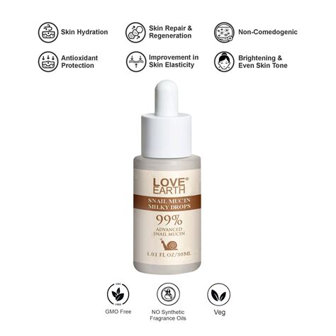 Snail Mucin Milky Drops Face Serum 30ml