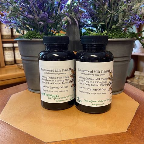 Empowered Milk Thistle Capsules – Jean’s Greens Center For Holistic Health & Wellness