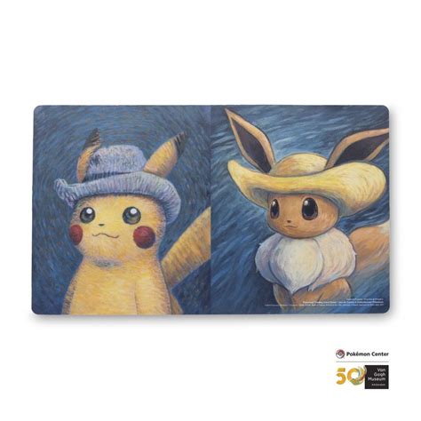 Pokémon Center × Van Gogh Museum: Pikachu & Eevee Inspired by Vincent's ...
