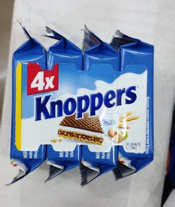 storck Knoppers Milk Hazelnut Cream Wafer 4-Pack Mini Gift Pack ( UK ...