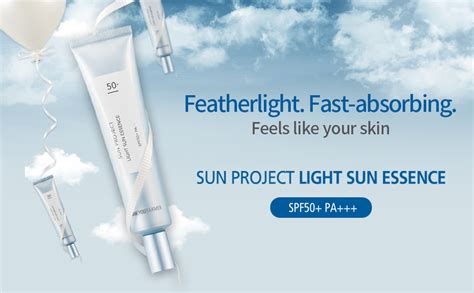 THANKYOU FARMER Sun Project Light Sun Essence - Korean sunscreen SPF50 ...