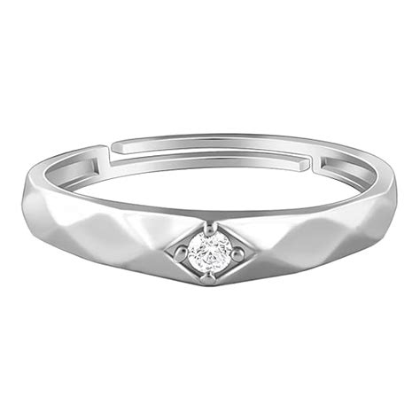 GIVA 925 Silver Rugged Ring For Him, Adjustable | Gifts for Mens and ...