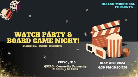 Desi Queer Social - Watch Party & Board Game Night, QPIRG, Guy Street ...