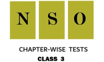 NSO Chapter-wise Practice Tests for Class 1 to 10 – Olympiad tester