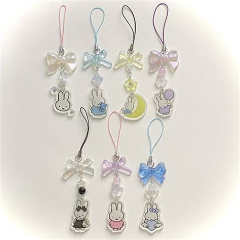 Miffy phone charms | Clefairy Jewels