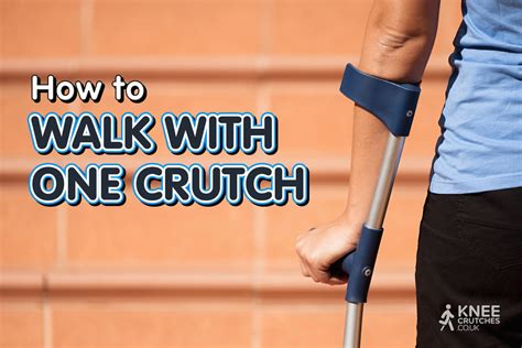 How to Walk with One Crutch | iWALK Hands Free Knee Crutches