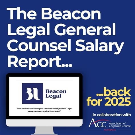 The Beacon Legal General Counsel Salary Report is back for 2025! Off the back of the ...