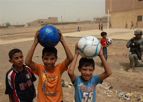 Future Hero project distributes smiles to Iraqi children | Article ...