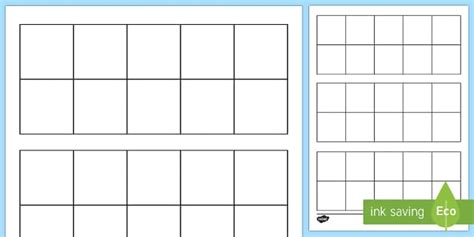 Blank 10 Frame Printable Worksheet | Math Resources - Twinkl