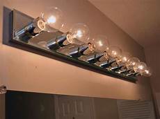 8 Bulb Bathroom Light Fixture by How To Replace A Bathroom Light Fixture How Tos Diy 8 Bulb Bathroom Light Fixture