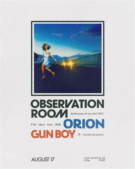 Observation Room / Orion / Gun Boy, 134 Waterman Ave, East Providence ...